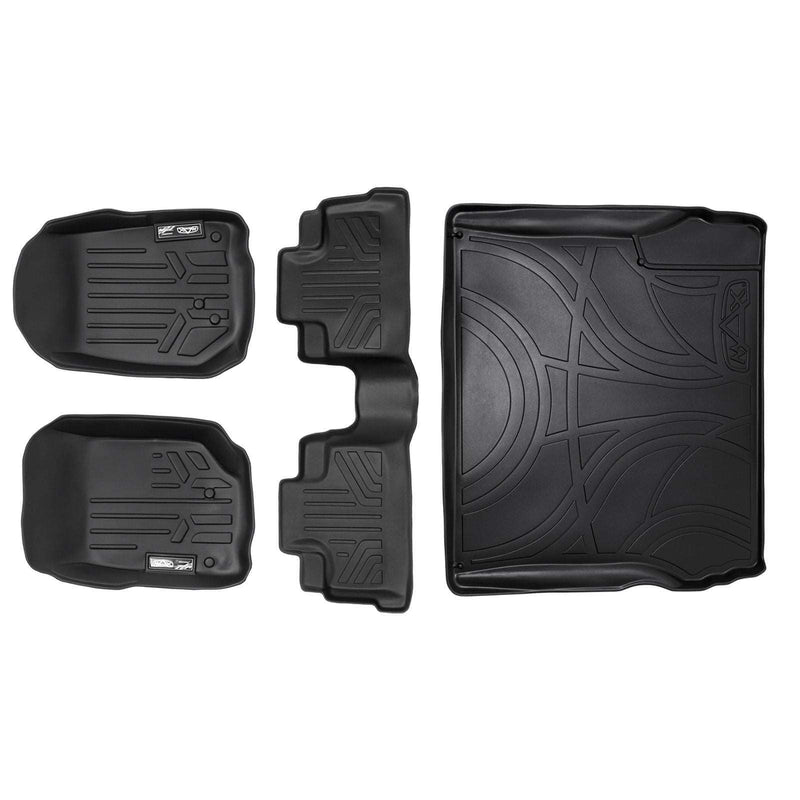 Load image into Gallery viewer, Smart Trim™ Custom Fit Floor Liners For 2007-2010 Jeep Wrangler Unlimited (4-Door)
