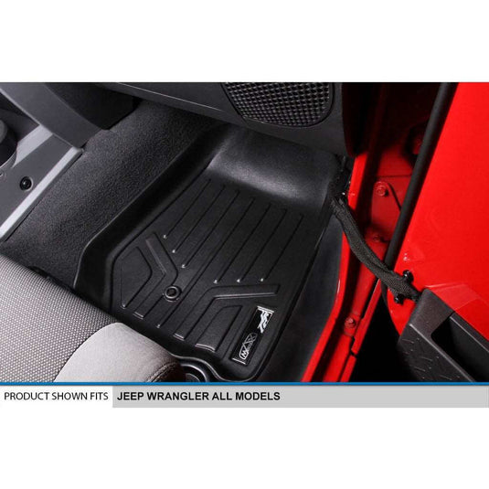 Smart Trim™ Custom Fit Floor Liners For 2007-2010 Jeep Wrangler Unlimited (4-Door)