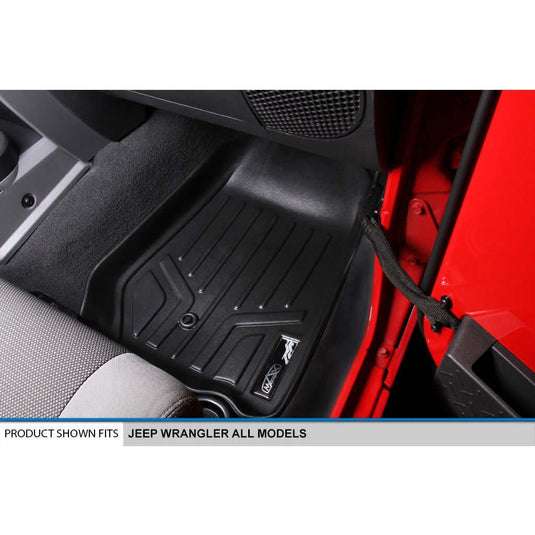 SMARTLINER Custom Fit Floor Liners For 2011-2013 Jeep Wrangler 2-Door Models Only