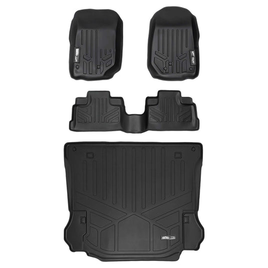 SMARTLINER Custom Fit Floor Liners For 2011-2013 Jeep Wrangler Unlimited (4-Door)
