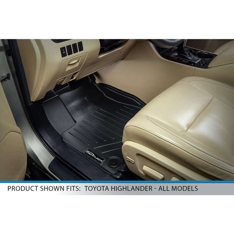 Load image into Gallery viewer, SMARTLINER Custom Fit Floor Liners For 2014-2019 Toyota Highlander Hybrid (with 2nd Row Bench Seat)

