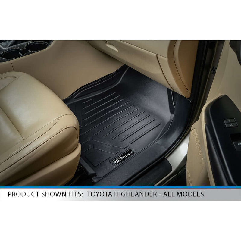 Load image into Gallery viewer, SMARTLINER Custom Fit Floor Liners For 2014-2019 Toyota Highlander (with 2nd Row Bench Seat)
