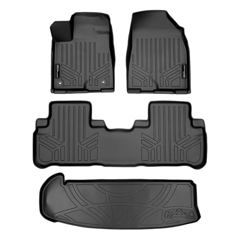 Load image into Gallery viewer, SMARTLINER Custom Fit Floor Liners For 2014-2019 Toyota Highlander Hybrid (with 2nd Row Bucket Seat)
