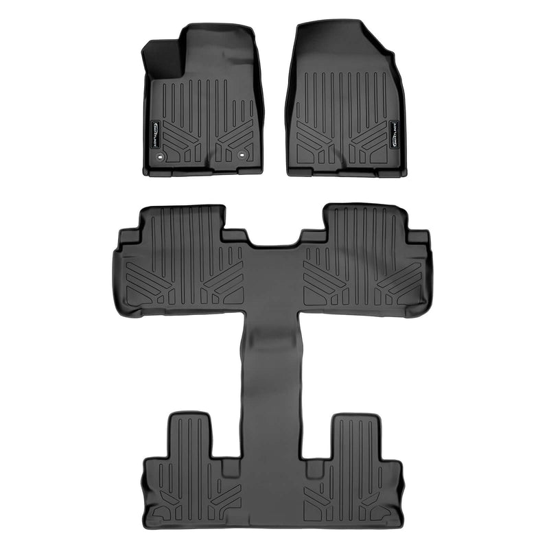 Load image into Gallery viewer, SMARTLINER Custom Fit Floor Liners For 2014-2019 Toyota Highlander with 2nd Row Bucket Seats (No Hybrid Models)
