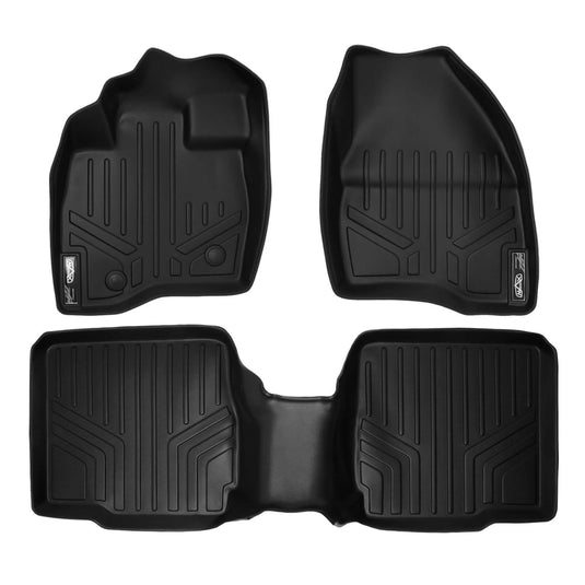 SMARTLINER Custom Fit Floor Liners For 2015-2016 Ford Explorer (with 2nd Row Center Console)