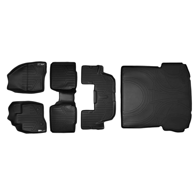 Load image into Gallery viewer, SMARTLINER Custom Fit Floor Liners For 2015-2016 Ford Explorer with 2nd Row Center Console
