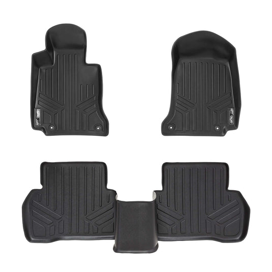 Smart Trim™ Custom Fit Floor Liners For 2015-2021 Mercedes Benz C Class Sedan (No Hybrid Models)