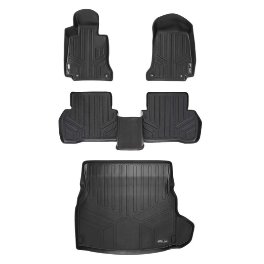 Smart Trim™ Custom Fit Floor Liners For 2015-2021 Mercedes Benz C Class Sedan (No Hybrid Models)