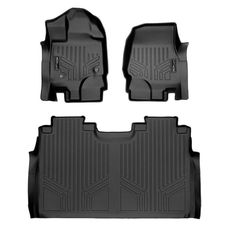 Load image into Gallery viewer, SMARTLINER Custom Fit Floor Liners For 2022-2025 Ford F-150 Lightning Only fits with 2nd Row Bucket seats without under seat fold-flat storage
