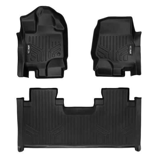 SMARTLINER Custom Fit Floor Liners For 2015-2025 Ford F-150 SuperCab with 1st Row Bench Seat with Vinyl Flooring