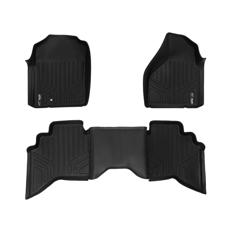 Load image into Gallery viewer, SMARTLINER Custom Fit Floor Liners For 2002-2008 Dodge Ram 1500 Quad Cab / 2003-2009 Ram 2500/3500 Quad Cab Bench seat With OTH Coverage

