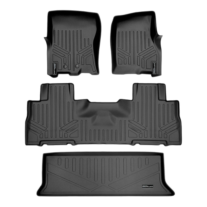 Load image into Gallery viewer, SMARTLINER Custom Fit Floor Liners For 2011 - 2017 Ford Expedition/Lincoln Navigator with 2nd Row Bucket Seats (No Console)
