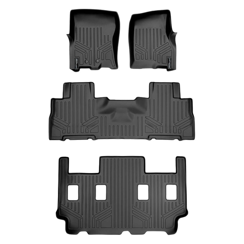 Load image into Gallery viewer, SMARTLINER Custom Fit Floor Liners For 2011 - 2017 Ford Expedition EL/ Lincoln Navigator with 2nd Row Bucket Seats (without Console)
