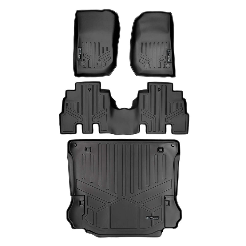 Load image into Gallery viewer, SMARTLINER Custom Fit Floor Liners For 2011 - 2014 Jeep Wrangler Unlimited (4-Door Only)
