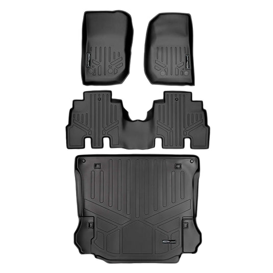 SMARTLINER Custom Fit Floor Liners For 2011 - 2014 Jeep Wrangler Unlimited (4-Door Only)