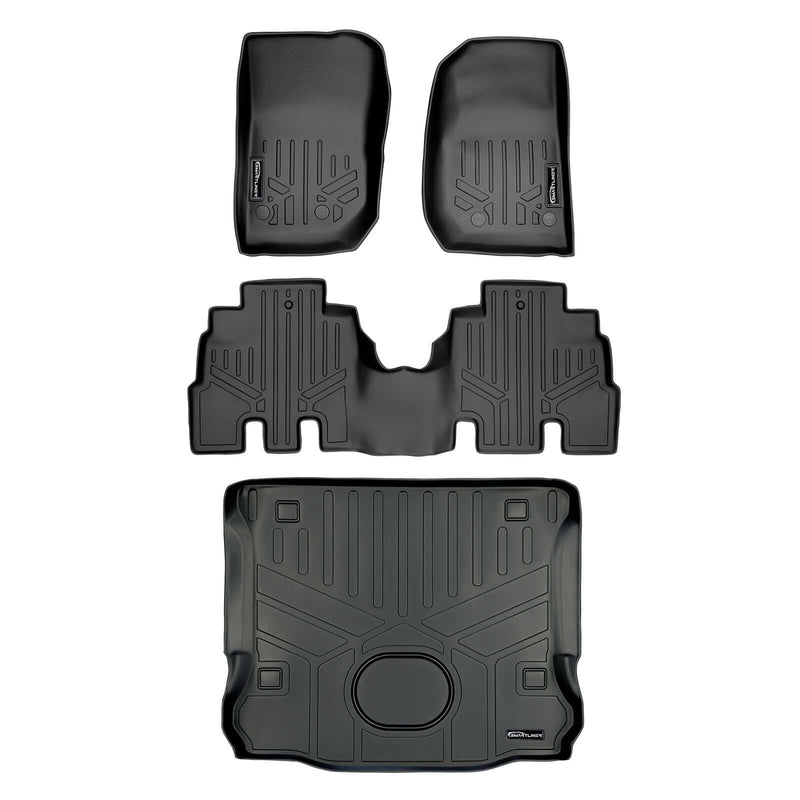 Load image into Gallery viewer, Smart Trim™ Custom Fit Floor Liners For 2015-2018 Jeep Wrangler Unlimited (JK Old Body Style Only)
