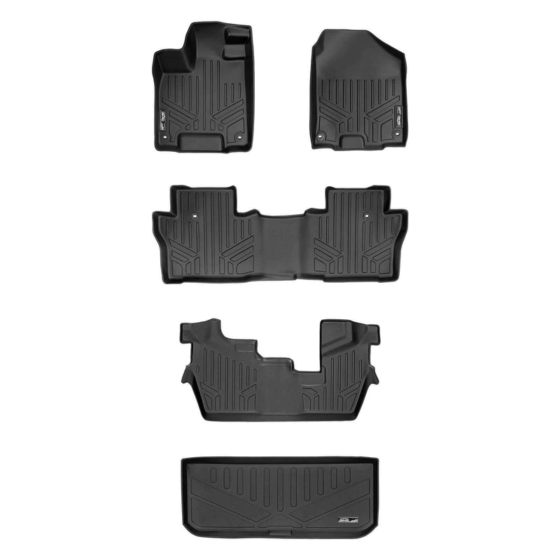 Load image into Gallery viewer, SMARTLINER Custom Fit Floor Liners For 2016-2022 Honda Pilot (8 Passenger Model)
