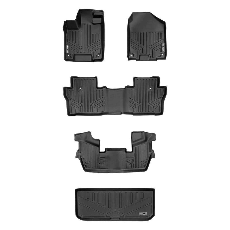 Load image into Gallery viewer, SMARTLINER Custom Fit Floor Liners For 2016-2022 Honda Pilot (7 Passenger Model)
