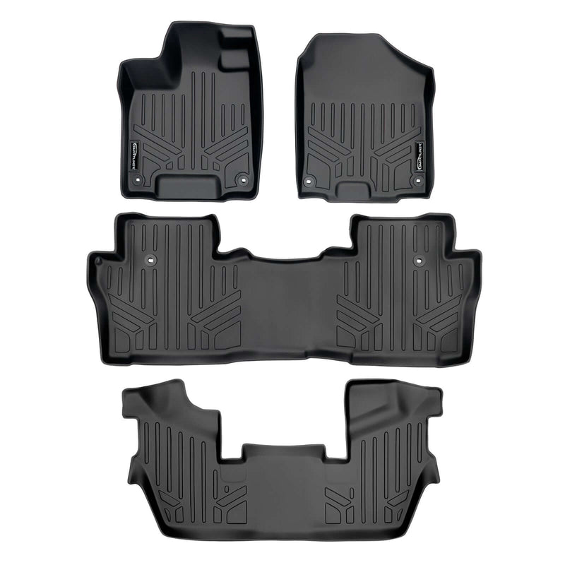 Load image into Gallery viewer, SMARTLINER Custom Fit Floor Liners For 2016-2022 Honda Pilot (7 Passenger Model)
