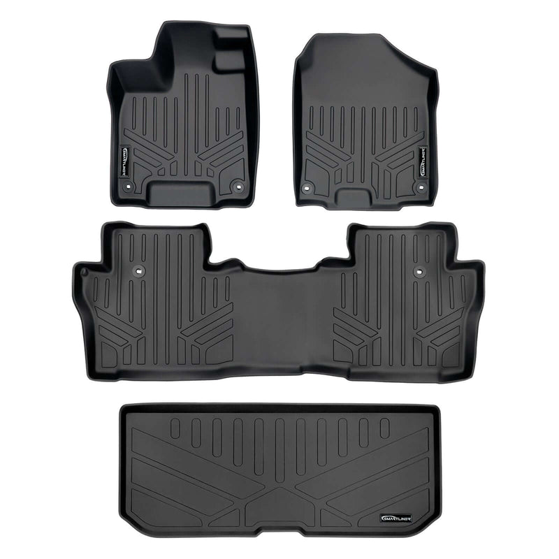 Load image into Gallery viewer, SMARTLINER Custom Fit Floor Liners For 2016-2022 Honda Pilot (8 Passenger Model)
