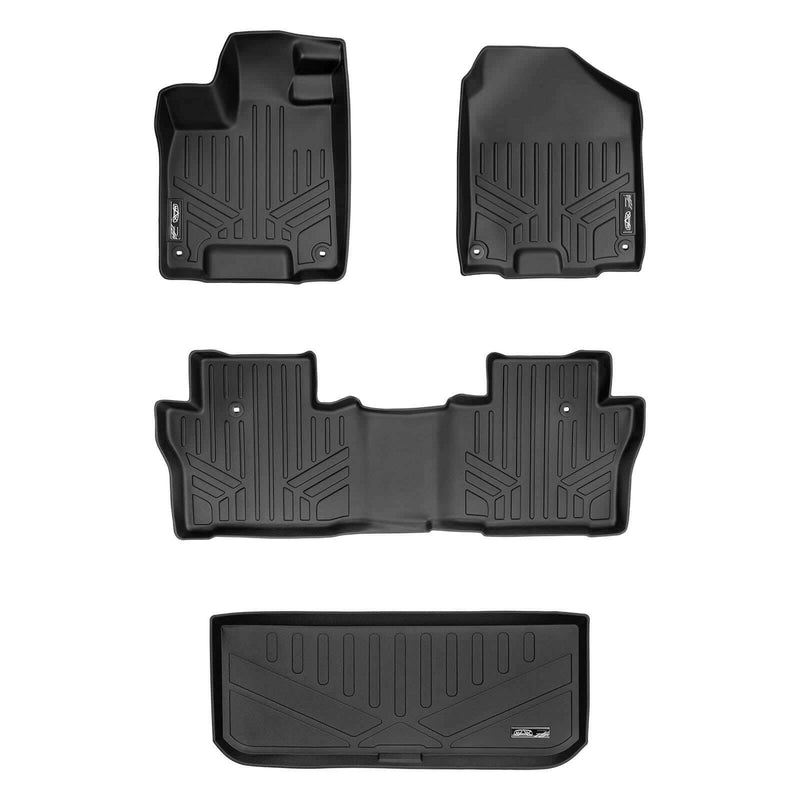 Load image into Gallery viewer, SMARTLINER Custom Fit Floor Liners For 2016-2022 Honda Pilot (7 Passenger Model)
