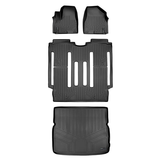 SMARTLINER Custom Fit Floor Liners For 2015-2021 Kia Sedona 8 Passenger Model Only