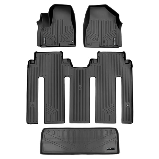 SMARTLINER Custom Fit Floor Liners For 2015-2021 Kia Sedona (7 Passenger Model Only)