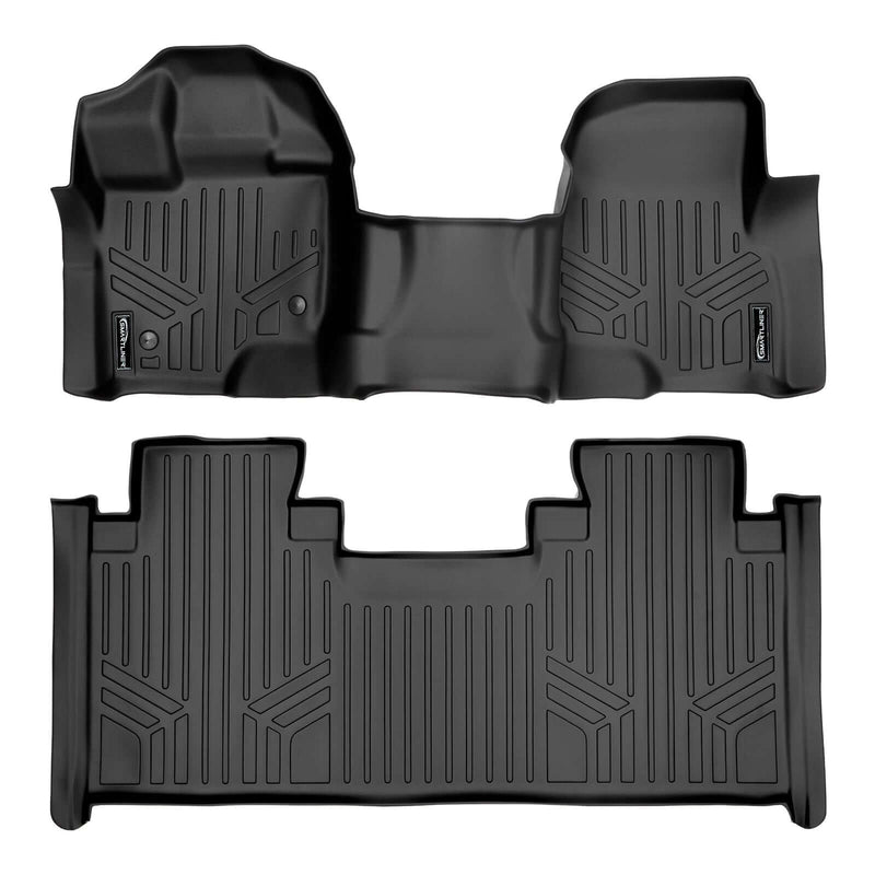 Load image into Gallery viewer, SMARTLINER Custom Fit Floor Liners For 2015-2025 Ford F-150 SuperCab with 1st Row Bench Seat with OTH Coverage &amp; Vinyl Flooring
