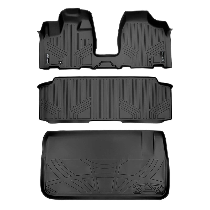 Load image into Gallery viewer, Smart Trim™ Custom Fit Floor Liners For 2013-2020 with 2nd Row Bench Seat and No Super Console
