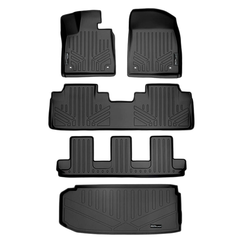 Load image into Gallery viewer, SMARTLINER Custom Fit Floor Liners For 2018-2022 Lexus RXL Hybrid (7 Passenger)
