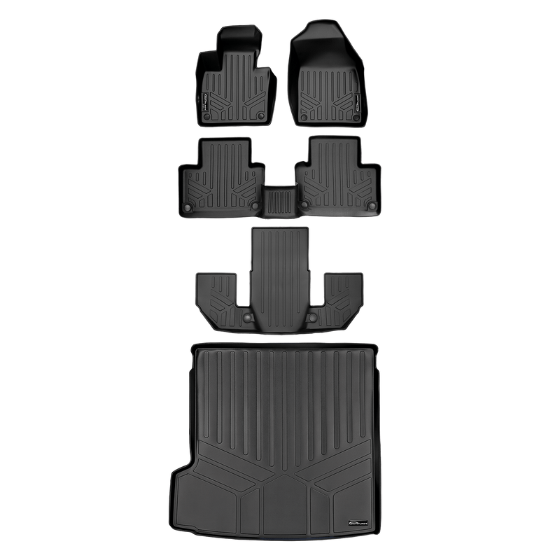 Load image into Gallery viewer, SMARTLINER Custom Fit Floor Liners For 2021-2025 Volvo XC90 (6 Passenger Models)
