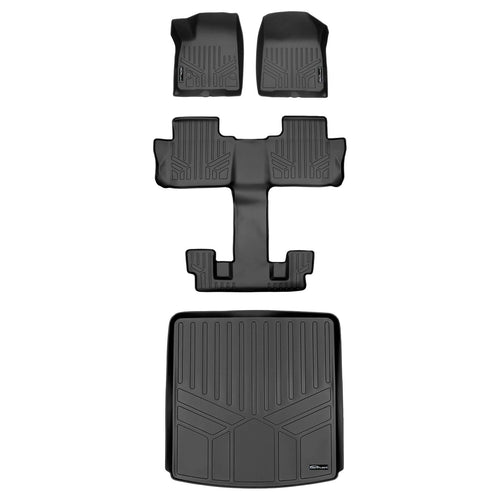 SMARTLINER Custom Fit Floor Liners For Black for 2020-2025 Cadillac XT6