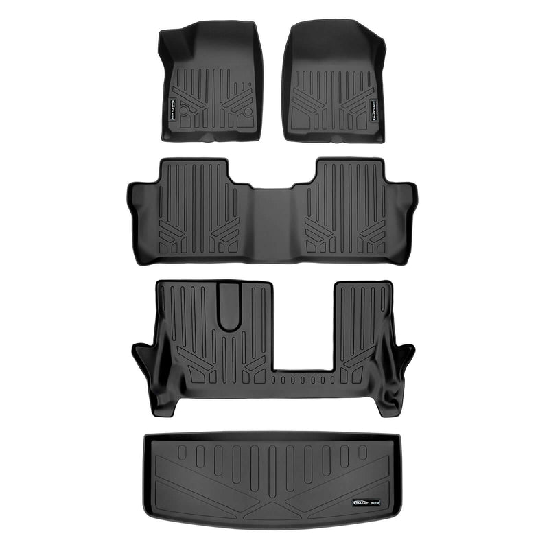 Load image into Gallery viewer, SMARTLINER Custom Fit Floor Liners For 2020-2025 Cadillac XT6 with 2nd Row Bench Seat
