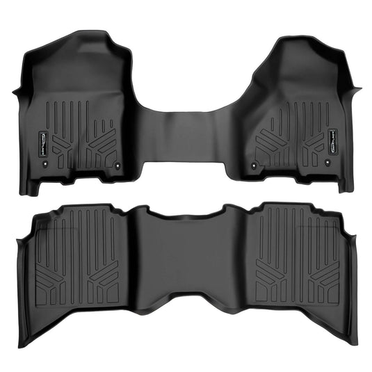 Smart Trim™ Custom Fit Floor Liners For 2012-2022 Ram 1500/2500/3500 Crew (4 Full Size Doors) with 1st Row Bench Seat