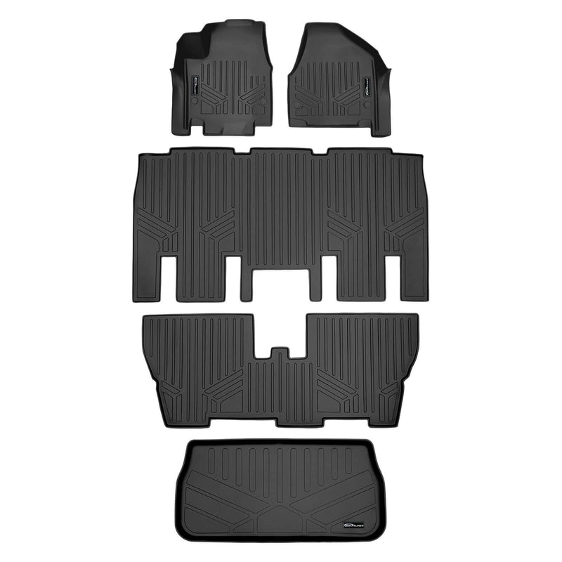 Load image into Gallery viewer, SMARTLINER Custom Fit Floor Liners For 2017-2020 Chrysler Pacifica with 2nd Row Bench Seats (8 Passenger Model)
