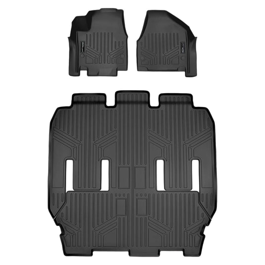 Smart Trim™ Custom Fit Floor Liners For 2022-2025 Chrysler Pacifica with 2nd Row Bucket Seats(Touring & L Models)