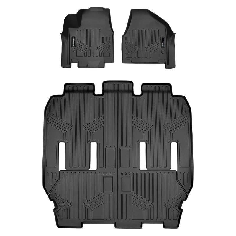 Load image into Gallery viewer, Smart Trim™ Custom Fit Floor Liners For 2017-2020 Chrysler Pacifica with 2nd Row Bucket Seats
