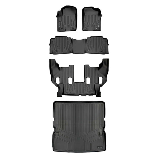 SMARTLINER Custom Fit Floor Liners For 17-18 Armada / 11-13 Infiniti QX56 / 2014-2018 QX80