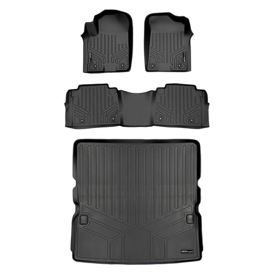 SMARTLINER Custom Fit Floor Liners For 17-18 Armada / 11-13 Infiniti QX56 / 2014-2018 QX80