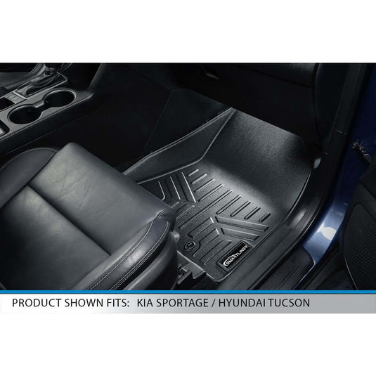 SMARTLINER Custom Fit Floor Liners For 2019-2021 Hyundai Tucson (With hook retention)