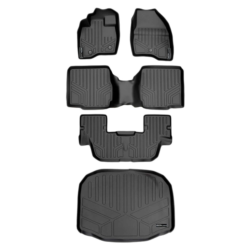 Load image into Gallery viewer, SMARTLINER Custom Fit Floor Liners For 2017-2019 Ford Explorer with 2nd Row Center Console

