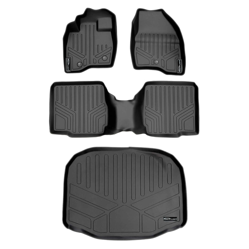 Load image into Gallery viewer, SMARTLINER Custom Fit Floor Liners For 2017-2019 Ford Explorer with 2nd Row Center Console
