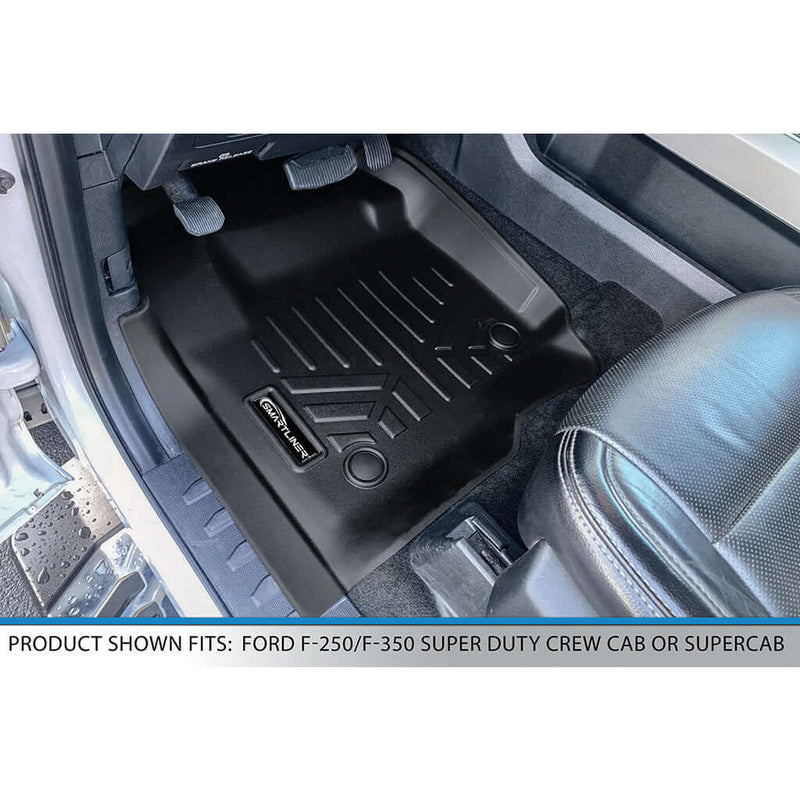 Load image into Gallery viewer, SMARTLINER Custom Fit Floor Liners For 2008-2015 Nissan Titan Crew Cab
