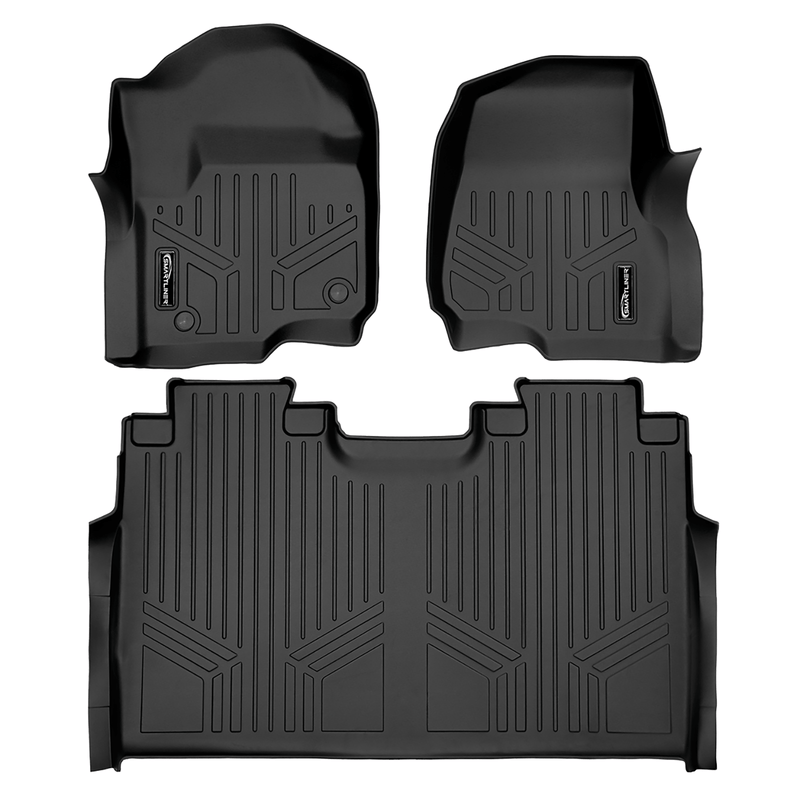 Load image into Gallery viewer, SMARTLINER Custom Fit Floor Liners For 2017-2025 Ford F-250/F-350 Super Duty Crew Cab with 1st Row Bucket Seats and No UnderSeat Storage
