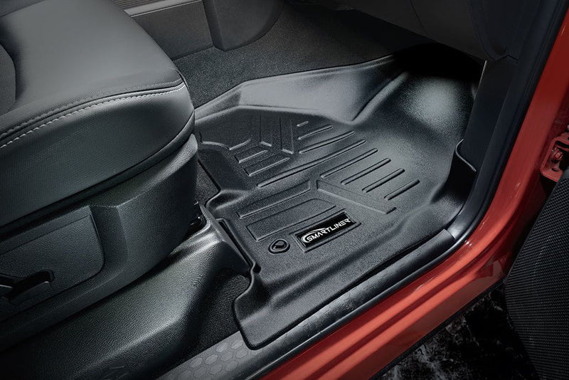 Load image into Gallery viewer, SMARTLINER Custom Fit Floor Liners For 2012-2018 RAM 2500/3500 Mega Cab with Dual Front Hooks
