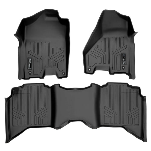 SMARTLINER Custom Fit Floor Liners For 2012-2018 RAM 1500/2500/3500 Crew Cab and Classic Crew Cab (4 Full Size Doors)