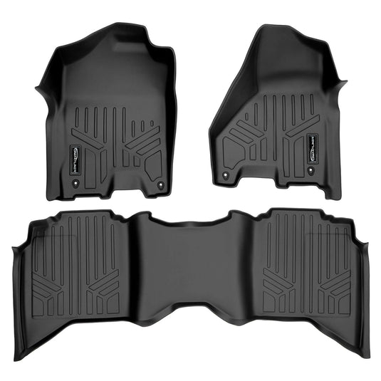 SMARTLINER Custom Fit Floor Liners For 2012-2018 RAM 1500/2500/3500 Crew Cab (4 Full Size Doors)