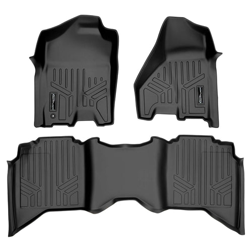 SMARTLINER Custom Fit Floor Liners For 2009-2012 Dodge Ram 1500 / 2010-2012 2500/3500 Crew Cab (4 Full Size Doors)
