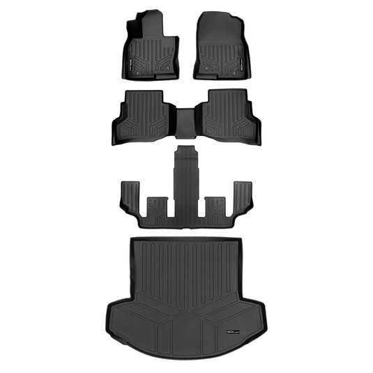 SMARTLINER Custom Fit Floor Liners For 2020-2023 Mazda CX-9 (6 Passenger With CC)