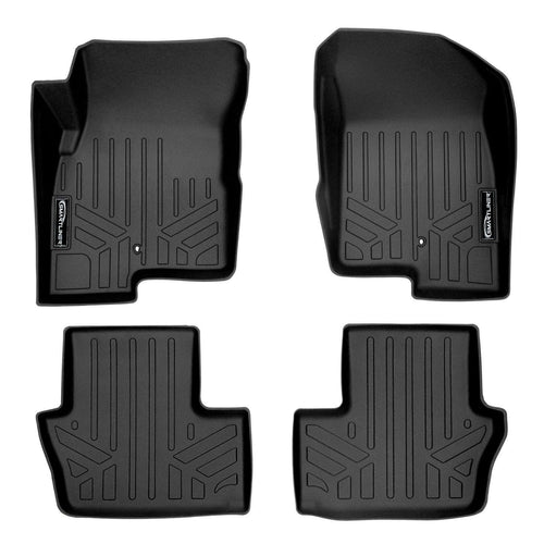 SMARTLINER Custom Fit Floor Liners For 2007-2012 Dodge Caliber / 2007-2017 Jeep Patriot / Compass Old Body Style